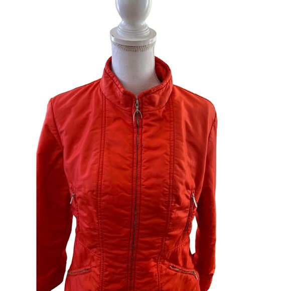 Vintage 70s HEAD Mid Length Ski Jacket Orange - Picture 2 of 9